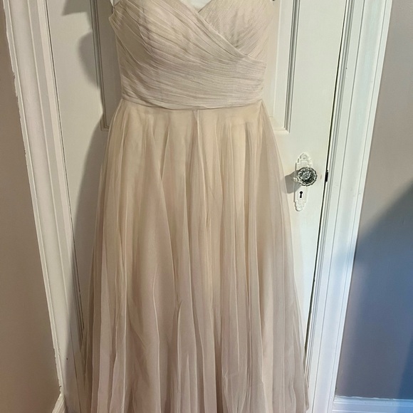 BHLDN Cream Wedding Dress - Picture 1 of 7
